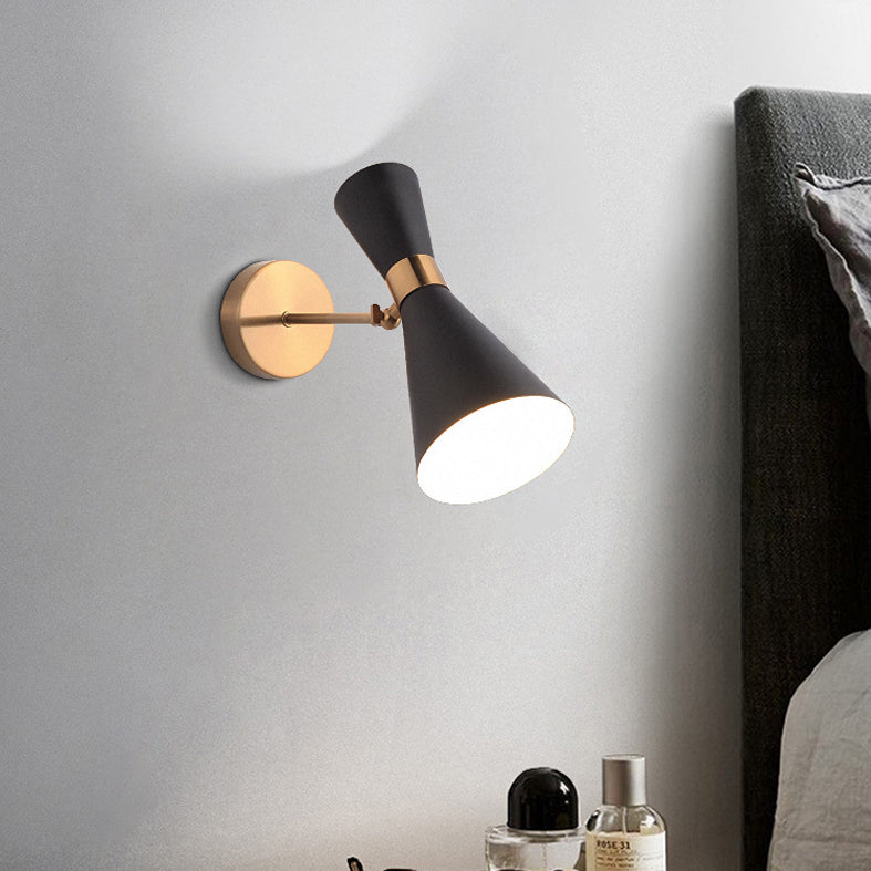 Postmoderne metalen sconce verlichtingsarmaturen enkele bol wandlamp voor slaapkamer woonkamer