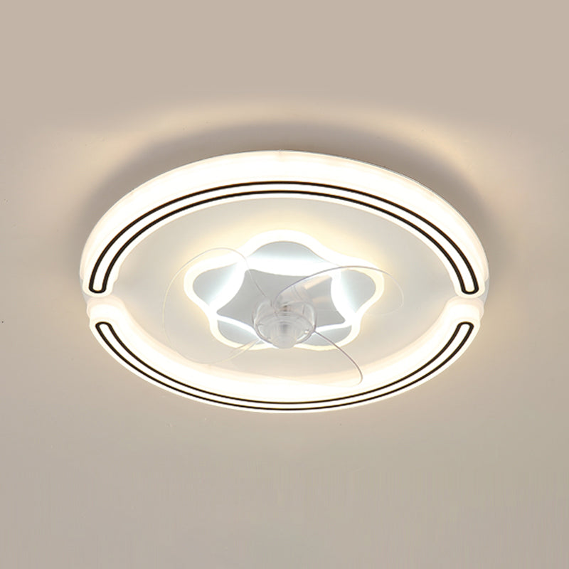 Circular Flush Mount Éclairage Éclair