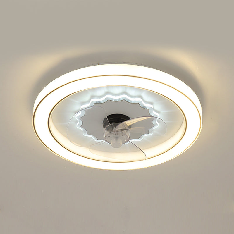 Circular Flush Mount Éclairage Éclair