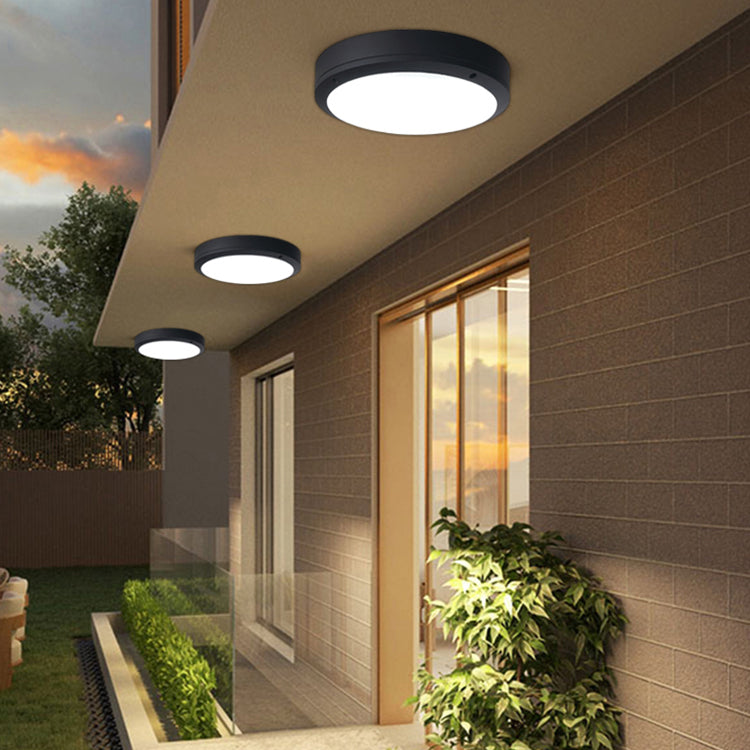 Modern Simple Indoor Outdoor LED Ceiling Light Waterproof Flush Mount Light