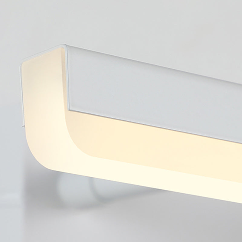 Zeitgenössischer Minimalismus -Stil LED Eitelkeit Wandbeleuchtung Linear Eitelkeitsleuchte für Badezimmer