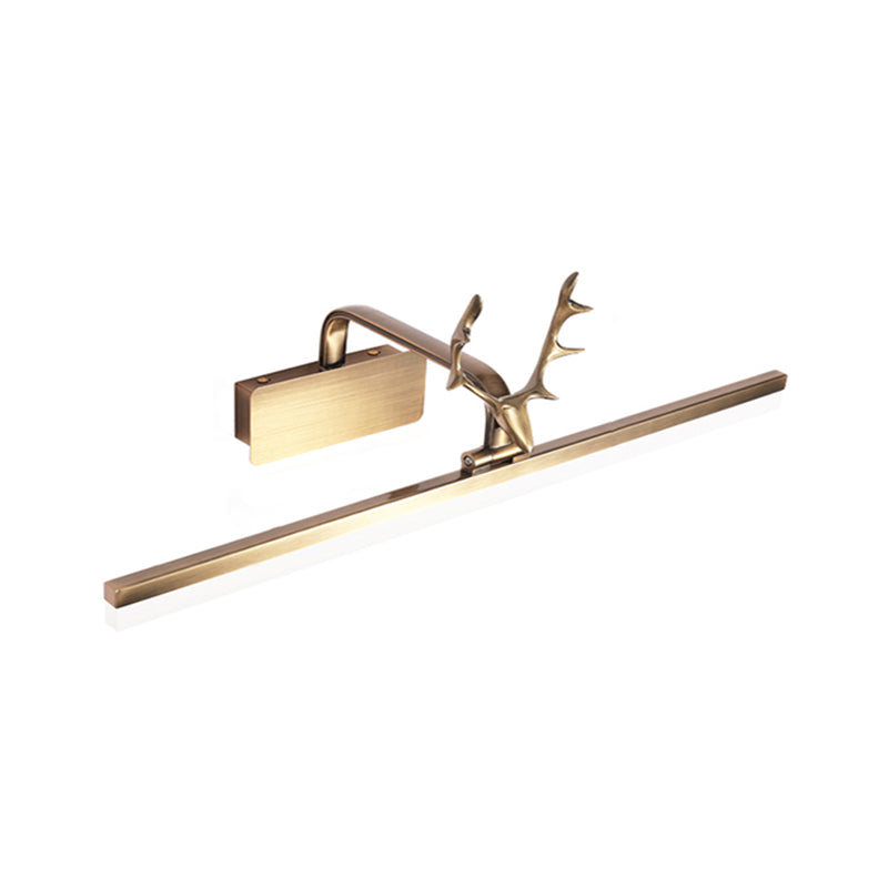 American Contemporary Style LED Vanity Wall Lighting Light Copper Bar Light for Bathroom