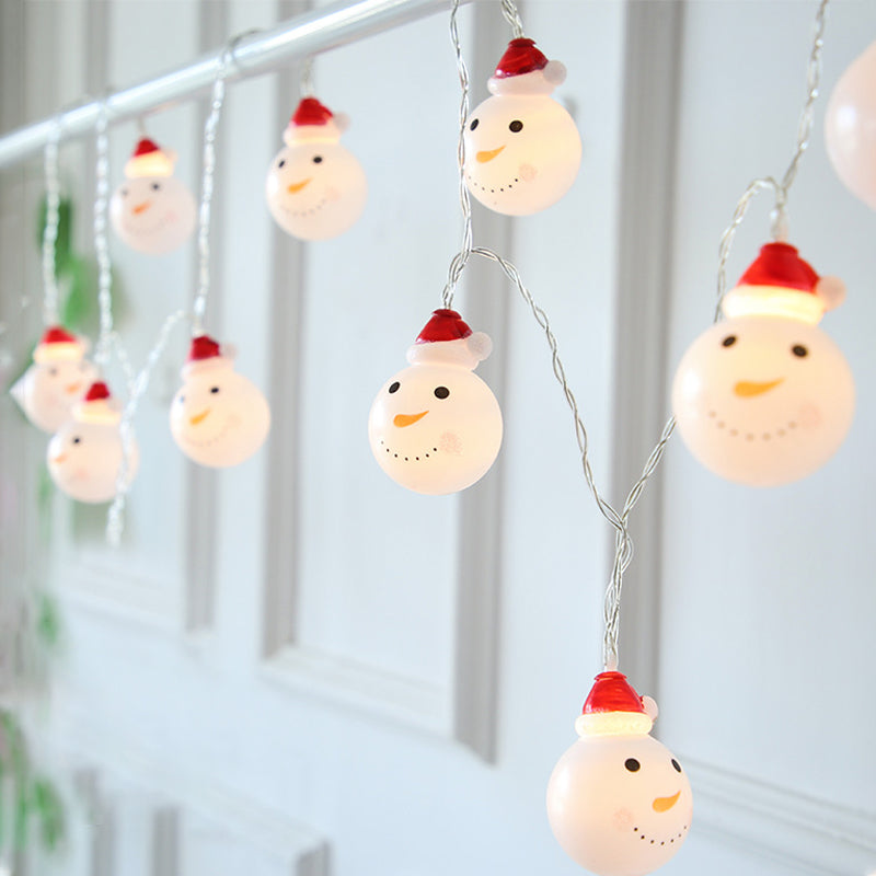 Modern Romantic LED Christmas Lamp Plastic Decorative Lights for Exterior Spaces