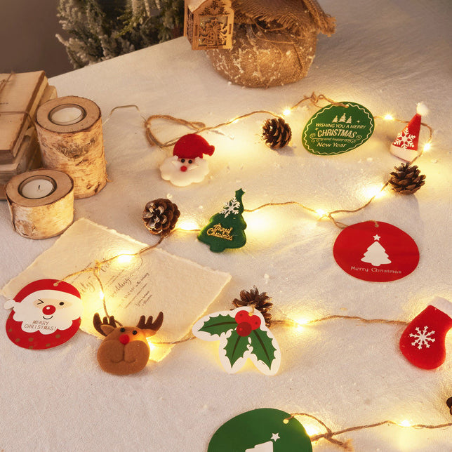 Modern Artistic Christmas Lights Plastic LED String Lights for Interior Spaces