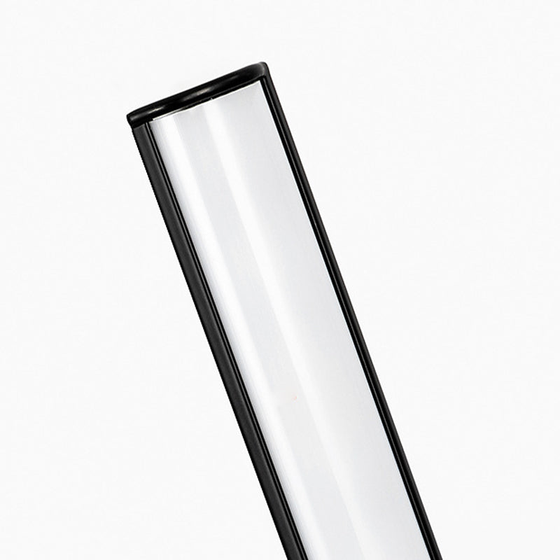 Lampade a pavimento a LED Concise moderne lampade in alluminio laccato in alluminio con ombra silicone