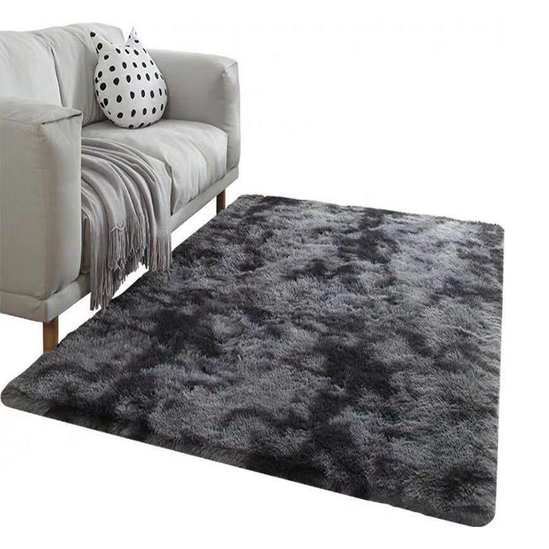 Modern Home Decoration Carpet Tie-Dyed Shag Area Rug Non-Slip Backing Indoor Carpet