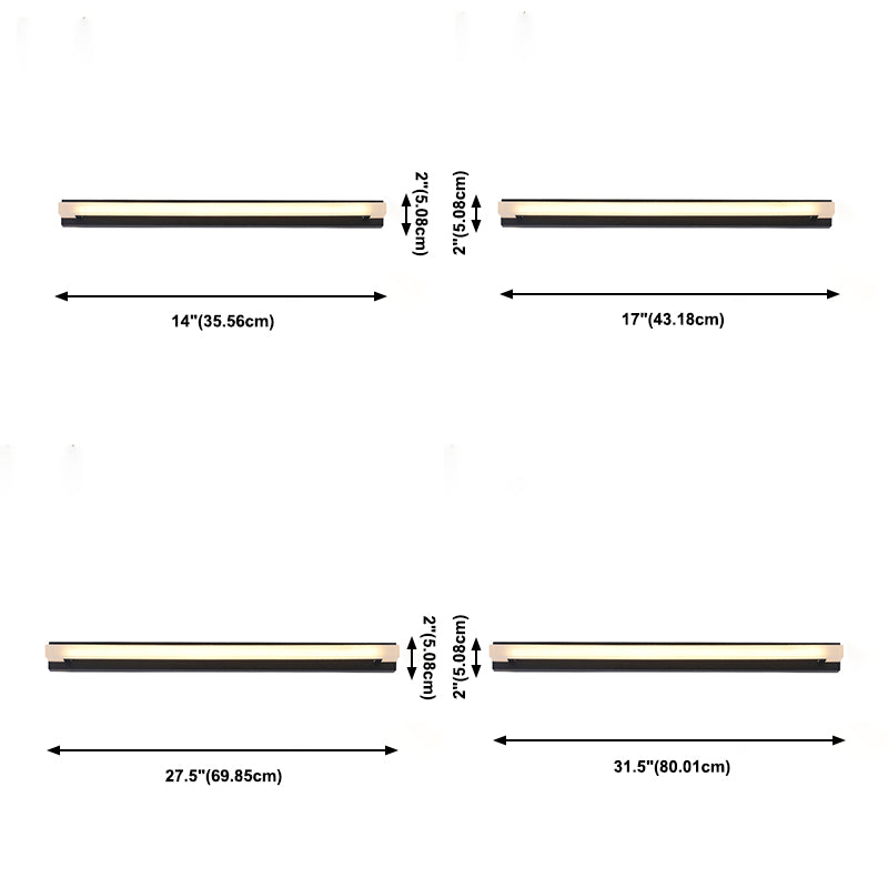 Moderno simple de maquillaje de maquillaje de maquillaje LED LED Baño de baño Lámpara de pared de la pared de la pared