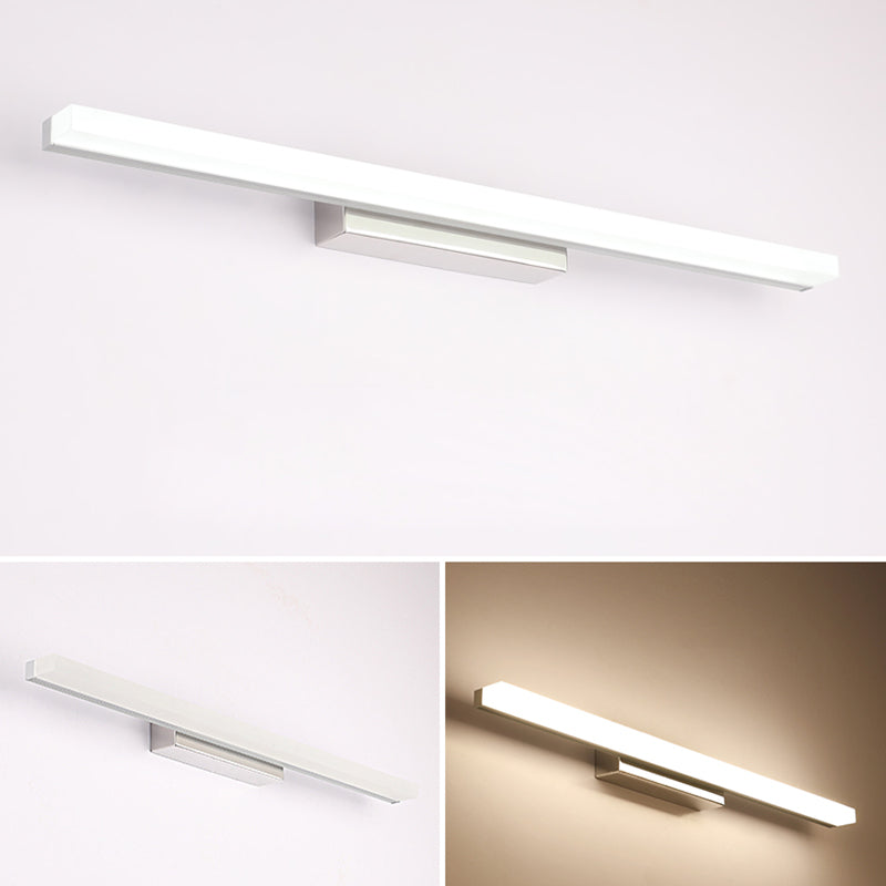 Lámpara de espejo de maquillaje LED lámpara de luz de estilo simple moderno para baño de baño