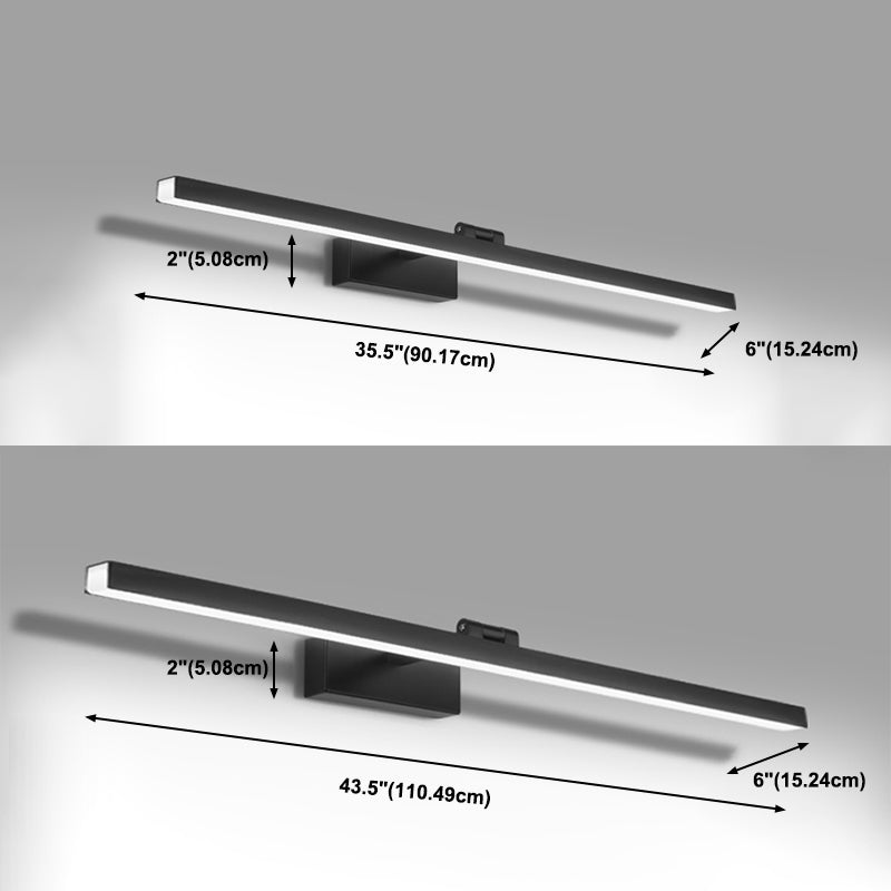 Lámpara de espejo de maquillaje LED lámpara de luz de estilo moderno para baño de baño