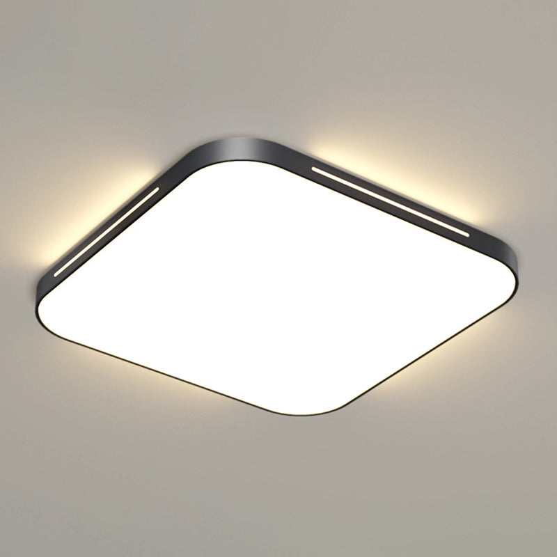 Lámpara LED geométrica moderna de montaje empotrado, accesorio de iluminación acrílico para montaje en techo, para dormitorio