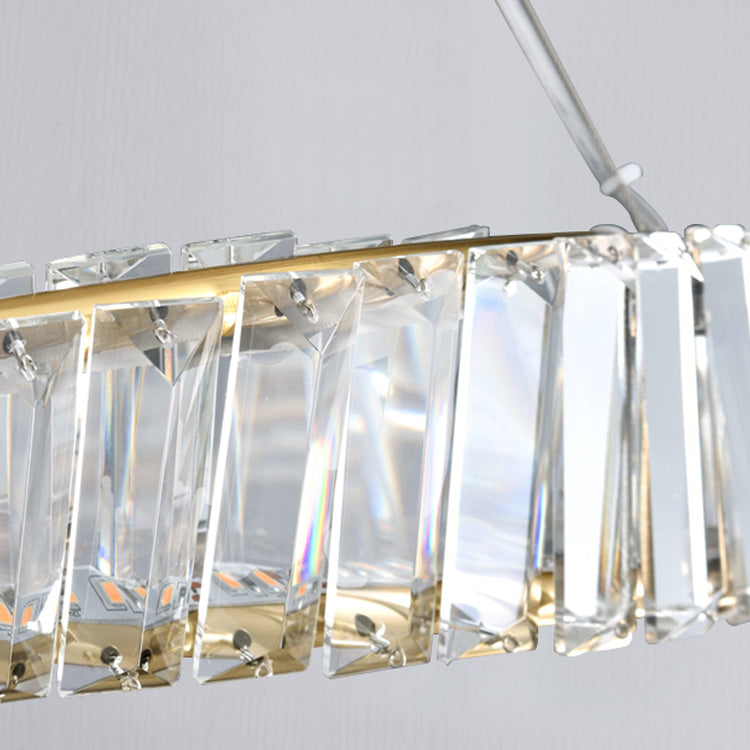 Pendre LED de style luxueux léger Light Crystal Plafond Pendant Light