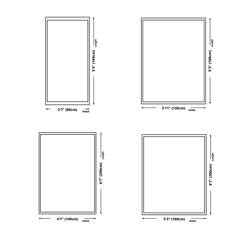 Simplicità semplice tappeto poliestere tappeto interno tappeto non slittamento tappeto per la decorazione della casa