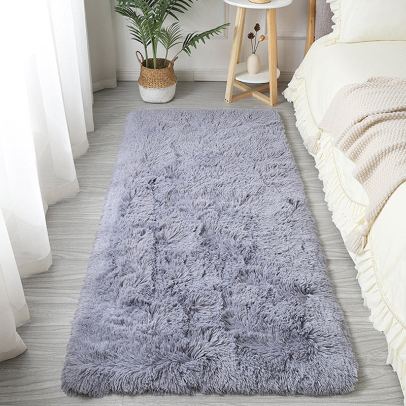 Einfachheit Shag Teppich moderner Festkörper Teppich-Polyester-Shag-Teppich mit Rutschträger