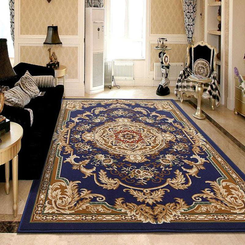 Tapis tribal du milieu du siècle du milieu du siècle Polyester Area Tapis sans glissement de tapis intérieur pour décoration de la maison