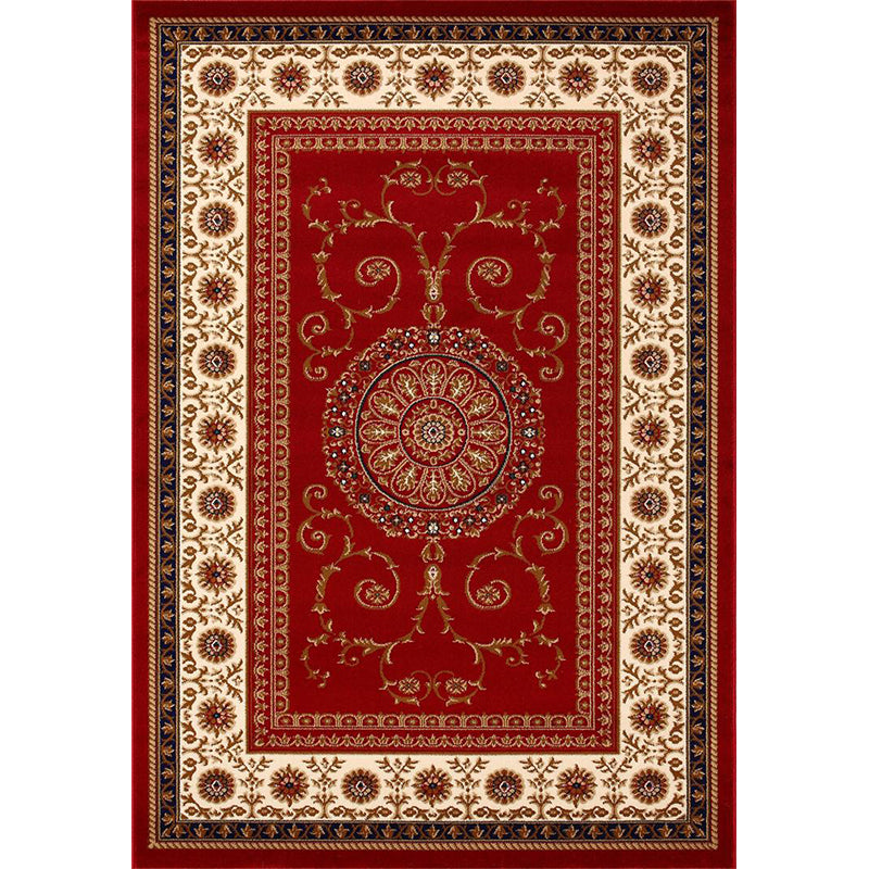 Tapis tribal du milieu du siècle du milieu du siècle Polyester Area Tapis sans glissement de tapis intérieur pour décoration de la maison