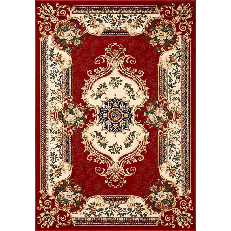 Tapis tribal du milieu du siècle du milieu du siècle Polyester Area Tapis sans glissement de tapis intérieur pour décoration de la maison