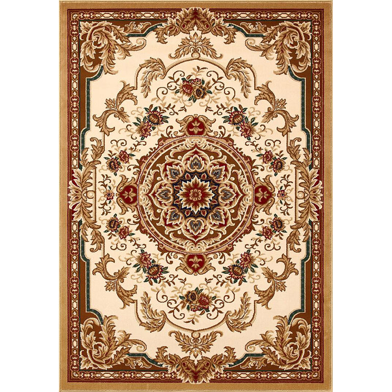 Tapis tribal du milieu du siècle du milieu du siècle Polyester Area Tapis sans glissement de tapis intérieur pour décoration de la maison