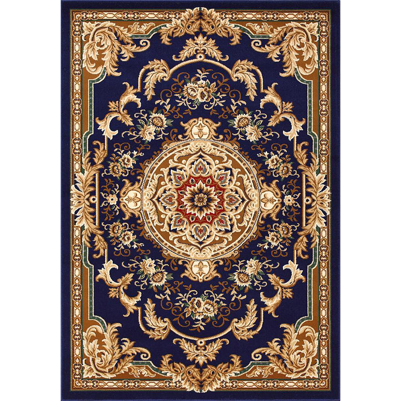 Tapis tribal du milieu du siècle du milieu du siècle Polyester Area Tapis sans glissement de tapis intérieur pour décoration de la maison