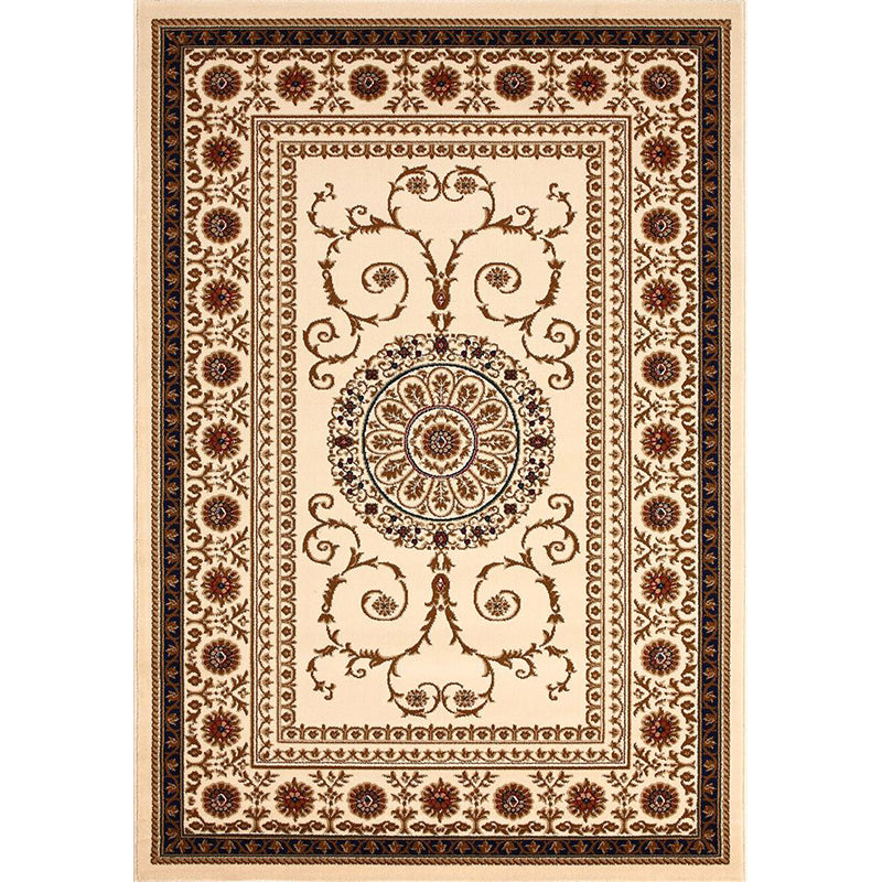 Tapis tribal du milieu du siècle du milieu du siècle Polyester Area Tapis sans glissement de tapis intérieur pour décoration de la maison