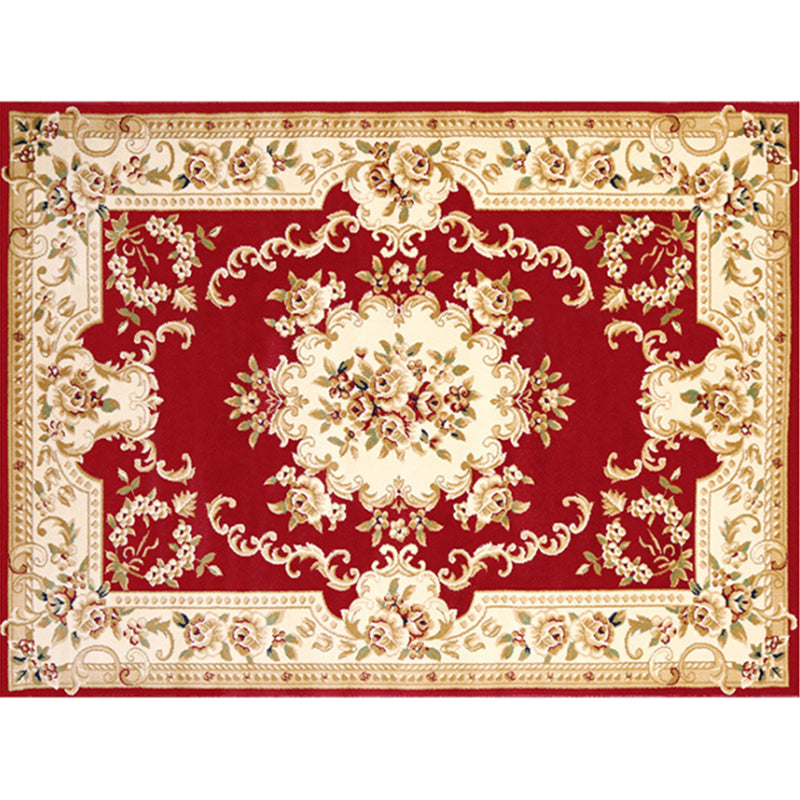 Tapis de fleur traditionnel Polyester Rapis d'intérieur Tacon Resier Area Piche pour le salon