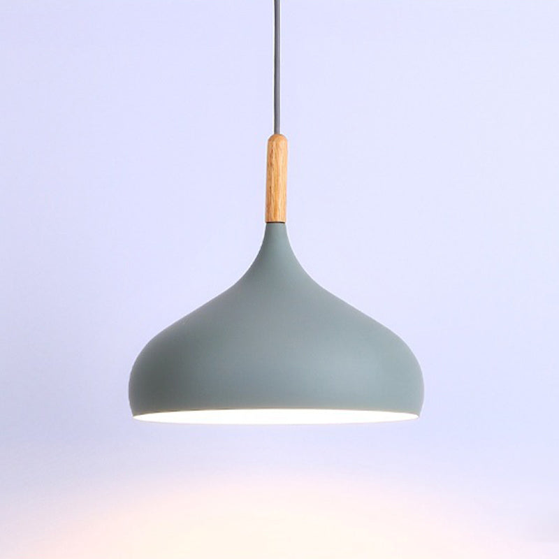 Macaron Pendant Lamp Fixture Nordic Style Single Light Living Room Ceiling Hanging Light