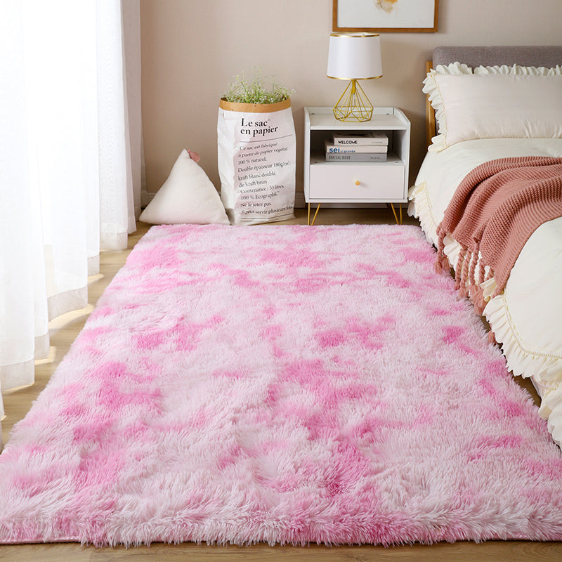 Tapis d'intérieur en polyester solide relaxant