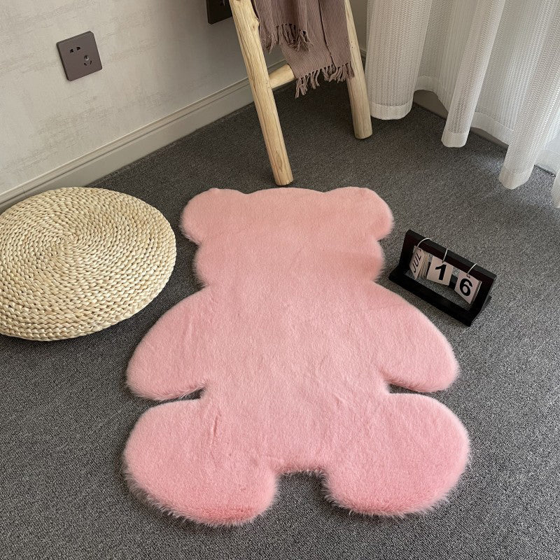 Kid Bear Match Carpet Polyester Plux Area Tapis résistant aux taches pour la chambre pour enfants