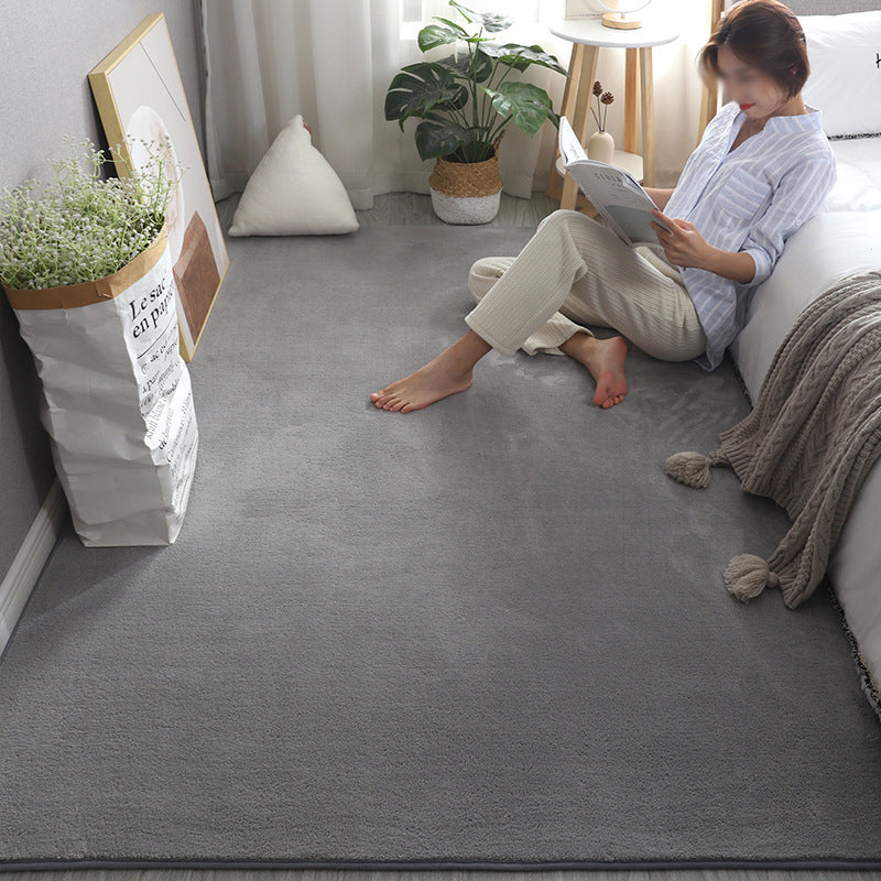 Semplicità tappeto in poliestere shag tappeto senza slip tappeto interno per la camera da letto per adulti
