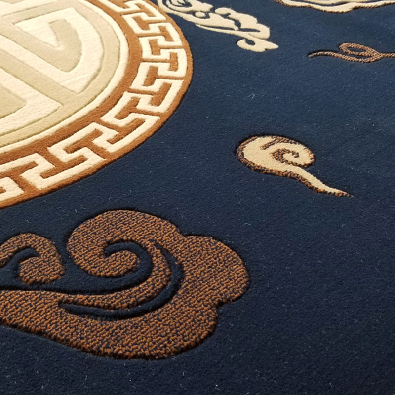 Alfombra tradicional de patrón de desplazamiento alfombra polipropileno alfombra resistente a las manchas para sala de estar para sala de estar