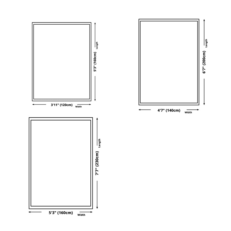 Marokkaans medaillon gedrukt tapijten Polyester Area Tapijt niet-slip achterste tapijt voor woningdecoratie