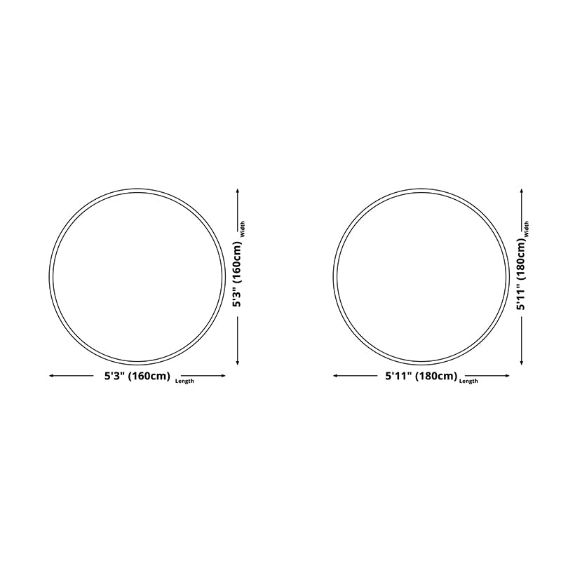 Marokkaanse ronde tapijt medaillon print indoor tapijt vlek resistent polyester gebied tapijt voor woonkamer