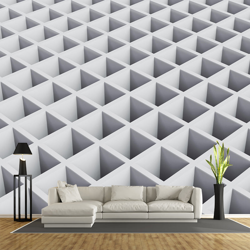 Novelty 3D Vision Wall Mural Wallpaper Stain Resistant Wall Decor for Room