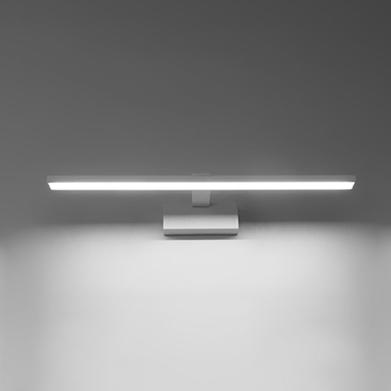 Luz de pared lineal de estilo moderno de aluminio espejo de pared de espejo de luz montada en la luz