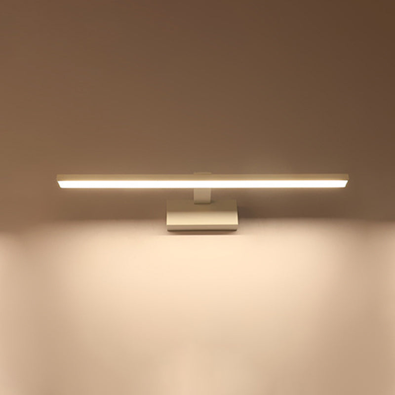 Luz de pared lineal de estilo moderno de aluminio espejo de pared de espejo de luz montada en la luz