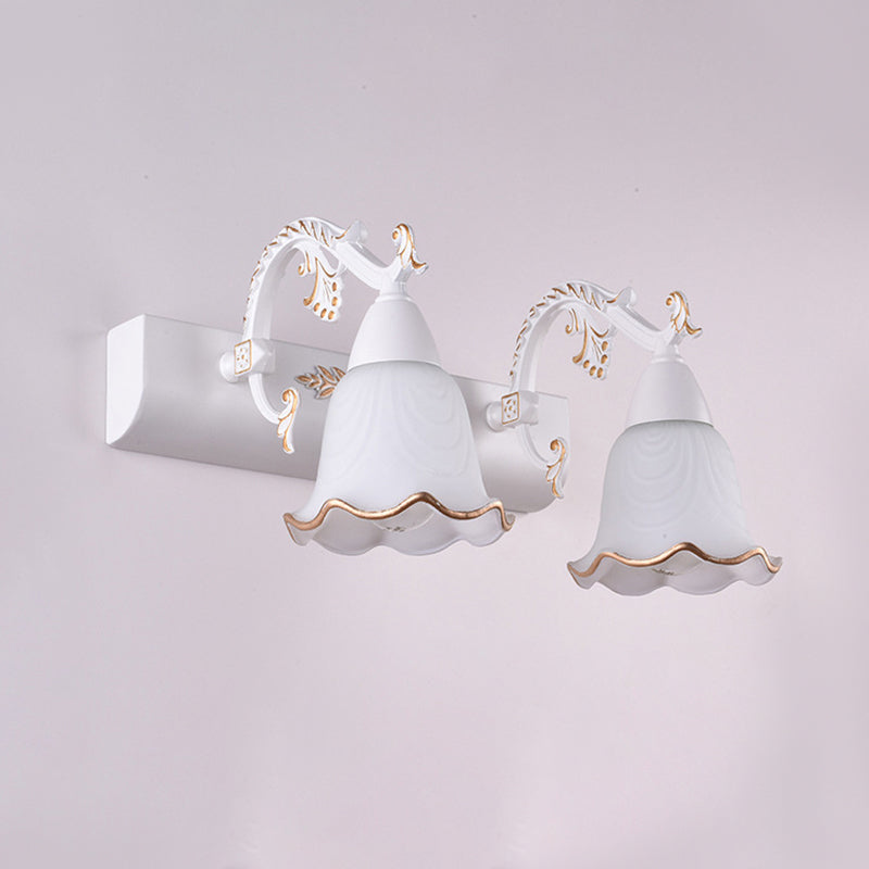 American Style Bell Shape Vanity SCONCE LICHTEN Glazen wand gemonteerde ijdelheid lichten