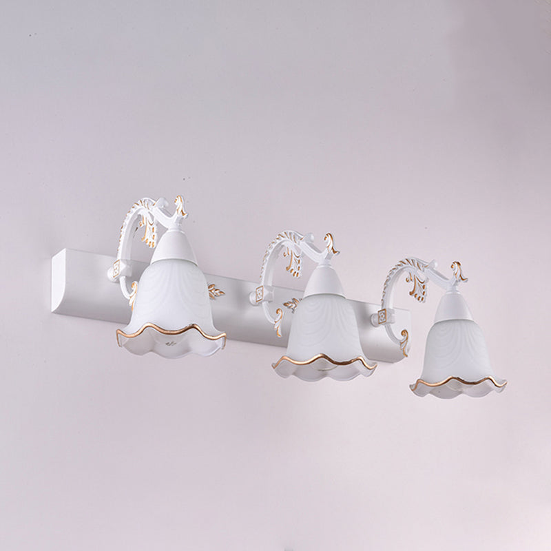 American Style Bell Shape Vanity SCONCE LICHTEN Glazen wand gemonteerde ijdelheid lichten