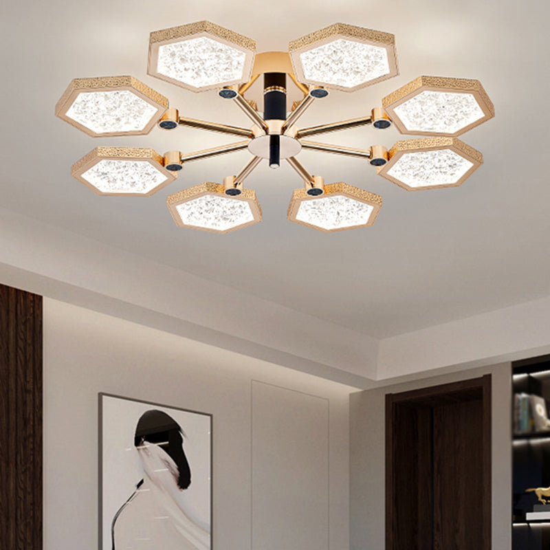 Luminaires de plafond hexagone