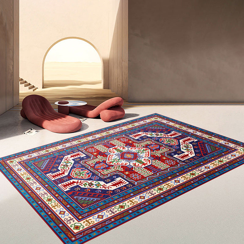 Marokko woonkamer tapijt geometrisch patroon polyester gebied vloerkleurbestendig tapijt