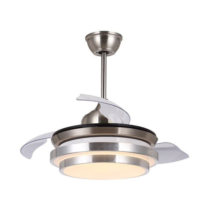 Cercle en cascade moderne Semi Flushmount 36 "LED LED METALLIQUE PLADANT METALLING LAVIR LEU