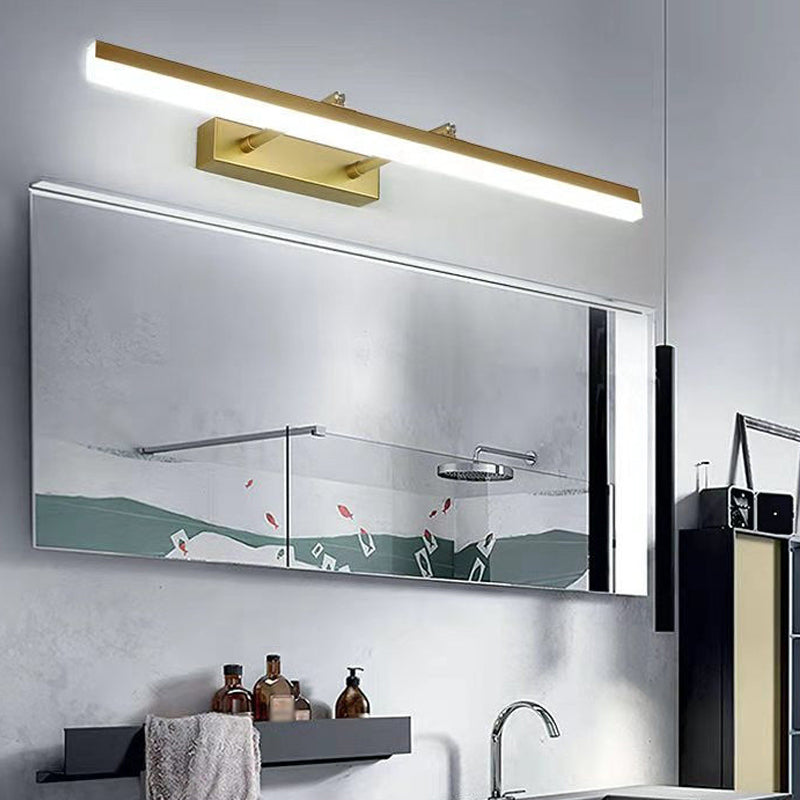 Modern Minimalist Style Linear Vanity Sconce Lights Metal Vanity Lighting for Bathroom