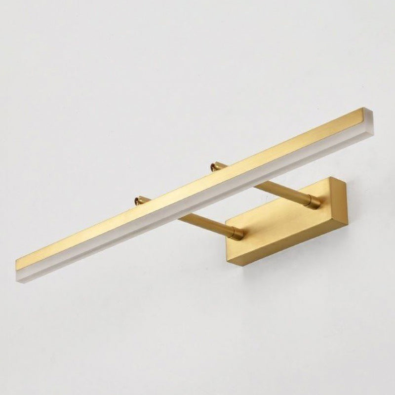 Modern Minimalist Style Linear Vanity Sconce Lights Metal Vanity Lighting for Bathroom