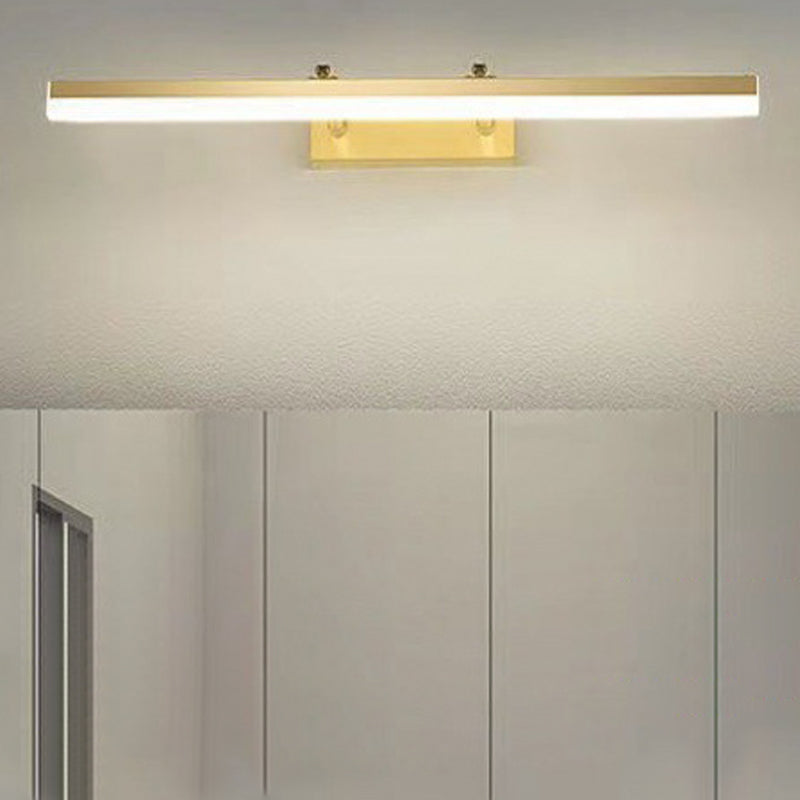 Modern Minimalist Style Linear Vanity Sconce Lights Metal Vanity Lighting for Bathroom