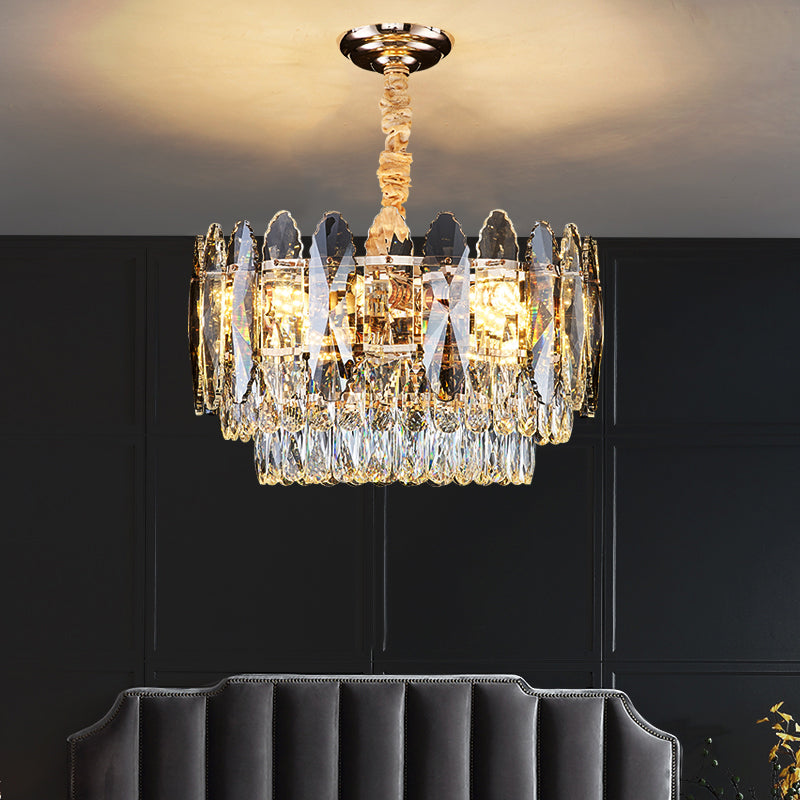 Orbicular Chandelier Lighting Fixtures Modern Crystal Chandeliers for Living Room