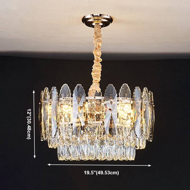 Orbicular Chandelier Lighting Fixtures Modern Crystal Chandeliers for Living Room