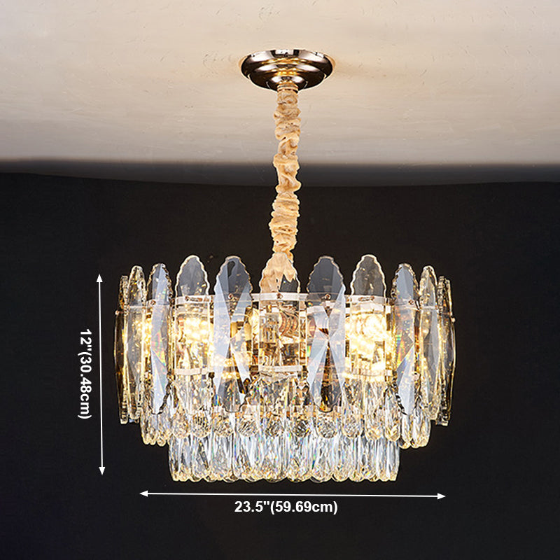 Orbicular Chandelier Lighting Fixtures Modern Crystal Chandeliers for Living Room