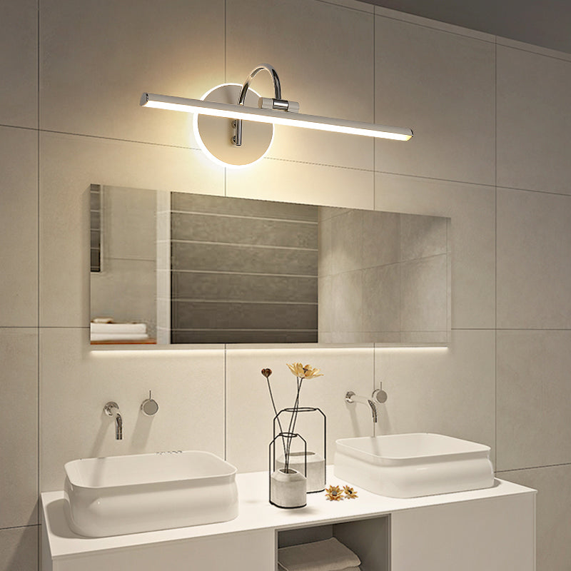 Lámpara de espejo de maquillaje LED de lámpara de espejo simple moderna para el baño para el baño