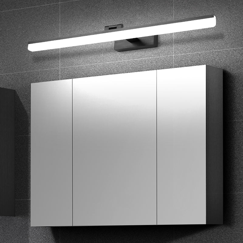 Modern Simple Mirror Lamp Fixture Metal Makeup Mirror Lamp for Bathroom Washroom