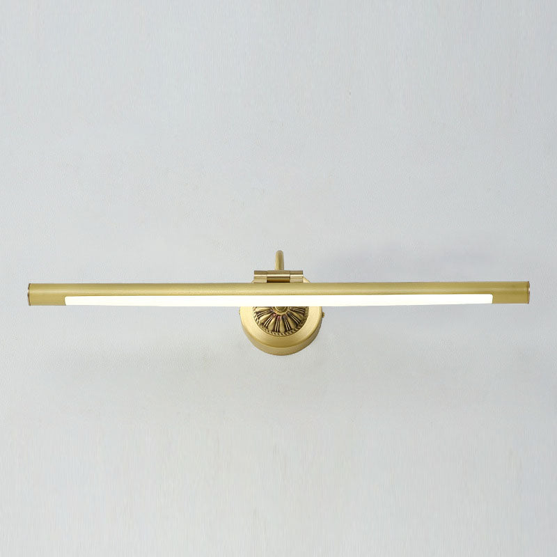 Linear Shade 1-Light Wall Sconce Post-Modern Simple Style Mirror Wall Lighting