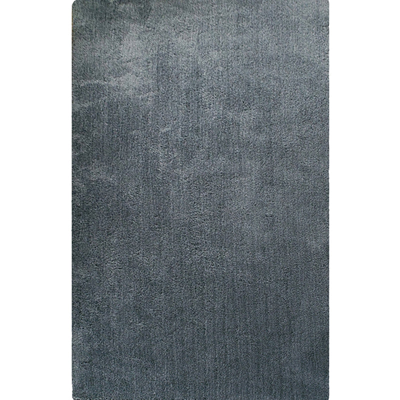 Tapis en polyester moderne brun moderne tapis lavable de soins faciles pour le salon