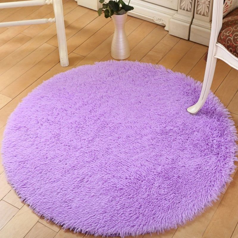 Alfombra casual de camello mezcla alfombra de color sólido alfombra de respaldo sin deslizamiento para sala de estar